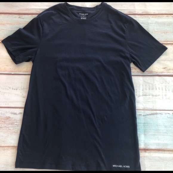 Michael Kors navy blue short sleeve TShirt - Picture 1 of 4